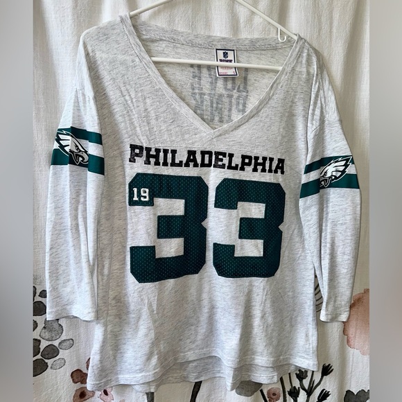 Victoria’s Secret PINK 5th & Ocean NFL Eagle’s Top Women’s, RARE FIND, Size:S - Picture 1 of 10
